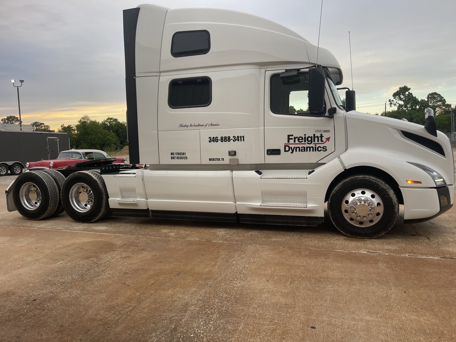Freight Dynamics tractor side profile